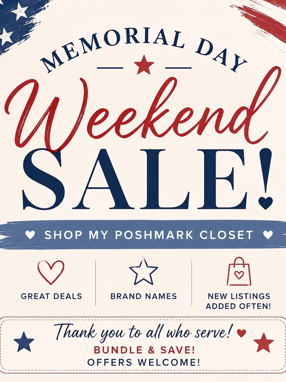 🇺🇲 Memorial Day Weekend Sale Open To Offer 🇺🇲 OPEN TO OFFERS